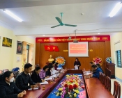 ĐOÀN GIÁM SÁT HĐND PHƯỜNG ĐIỆN BIÊN PHỦ LÀM VIỆC TẠI TRƯỜNG TIỂU HỌC HOÀNG VĂN NÔ VỀ CÔNG TÁC QUẢN LÝ, SỬ DỤNG TÀI SẢN CÔNG